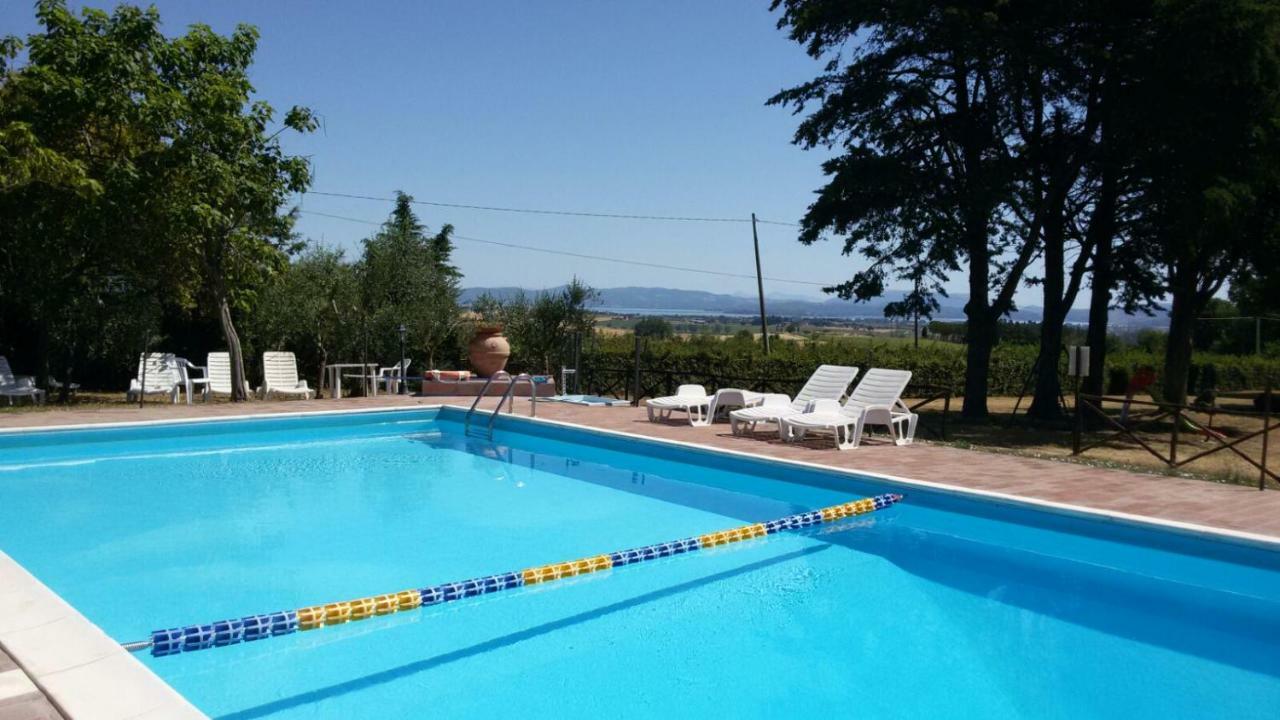 Agritur Villa Osvaldo Castiglione Del Lago Perugia Colazione Piscina Acqua Salata Exteriér fotografie